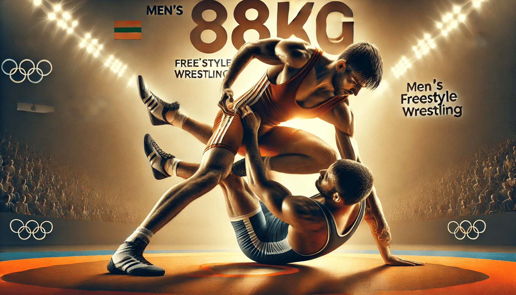 男子自由式摔跤：伊朗选手荣获金牌