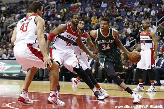 雄鹿击败老鹰,赢得九连胜 雄鹿击败老鹰,赢得九连胜